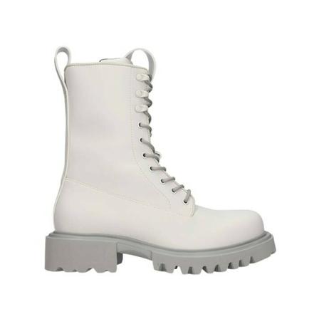 Rains Lace-up Laarzen , Grijs , Dames , Maat: 44 EU Laarzen