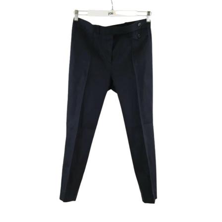 Celine Vintage Pre-owned Bomuld underdele Blå, Dame Vintage Bukser, Størrelse: S