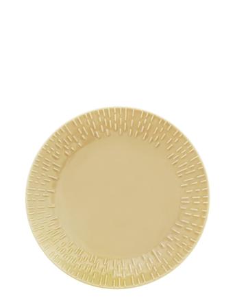 Confetti Dessert Plate W/Relief 1 Pcs Giftbox Home Tableware Plates Small Plates Yellow Aida