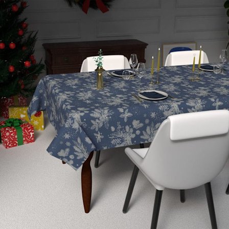 Festduk med tryck, fläckbeständig, rektangulär 140x240 cm HOUX, av Soleil d'Ocre