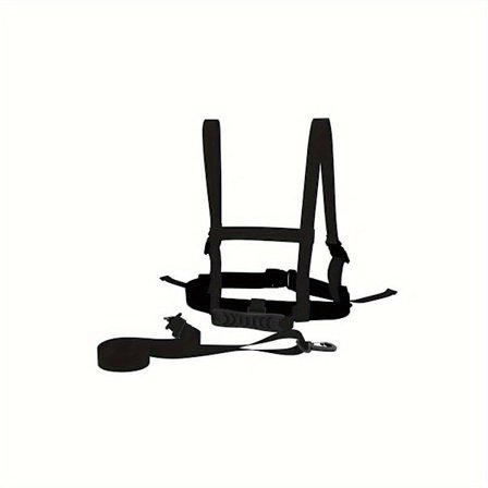 1 Utendørs Skitrening Sele | Rødt Skitrekk Tau for Nybegynnere, Anti-Fall Treningsbelte [DB]