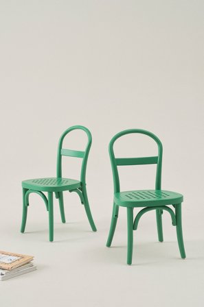 Jotex - Mini Barnestol 2-pk Grønn - RIPPATS - Kjøp Barnestoler hos Jotex