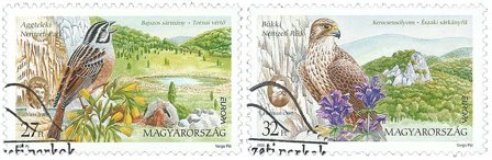 Ungarn - Fugle EUROPA 1999 - Stemplet sæt 2v