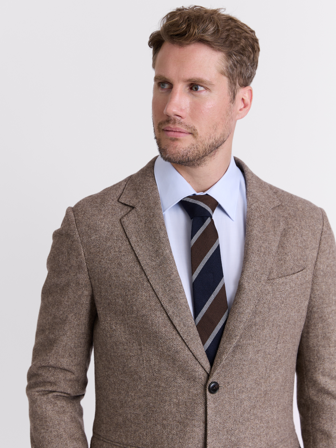 MATCH - Asti slips - Mario Conti - Str. ONESIZE - Herre - Tilbehør - Brun - 70% ull-merino 30% silke