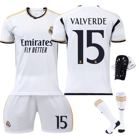 2324 Ny Real Madrid hemmafotbollströja 15th 24 yards