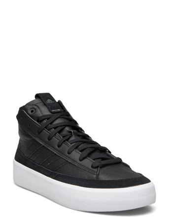 Znsored Hi Prem Leather Høye Sneakers Svart Adidas Sportswear*Betinget Tilbud