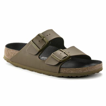 Birkenstock, Flat shoes Groen, Heren, Maat:40 EU