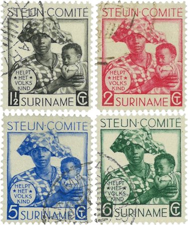 Suriname 1931 - NVPH 146/49 - Stemplet