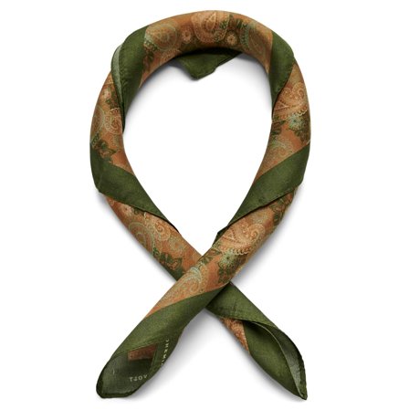 Bryon Silk Brux Neckerchief for Men - Neckerchiefs