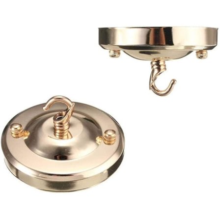 Lysekrone Takplate Vintage Lysekrone Retro Jern Takrose Haken Plate Holder