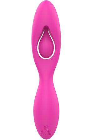 Pink Bendable G-Spot & Clitoris Vibrator - Woome.pl