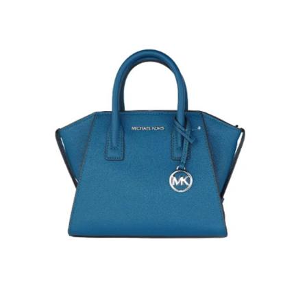 Michael Kors Pre-owned Pre-owned Leather handTass , Blauw , Dames , Maat: ONE Size Vintage Tassen
