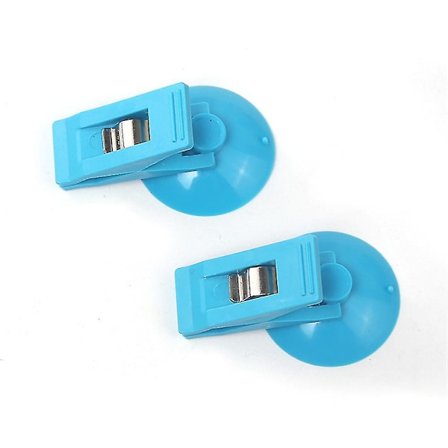 2 stk. Bil Forrude Gardiner Billet Holder Klemme Sugekop Notesblok Kort Klips