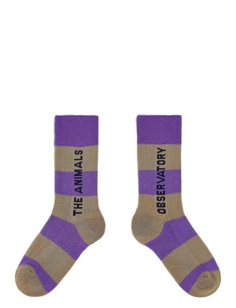 THE ANIMALS OBSERVATORY Purple Worm Socks - Purple - 23/26