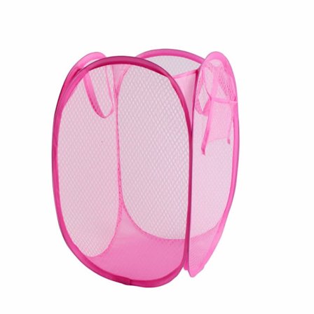 Pop Up vaskepose Sammenleggbar skittentøyskurv ROSA