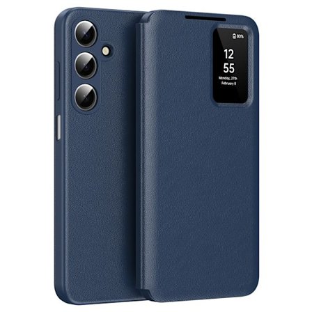 Läderfodral Smart View Samsung Galaxy A17 Blå