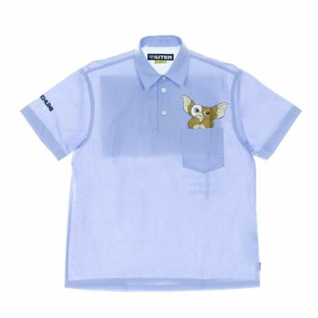 Iuter, cute polo shirt gremlins Blauw, Heren, Maat:S