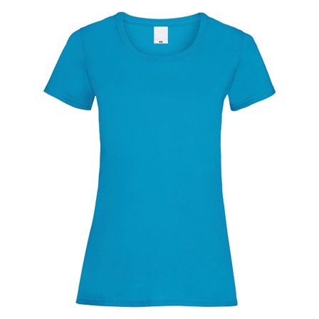 Womens/Ladies Value Fitted Short Sleeve Casual T-Shirt Small Cy