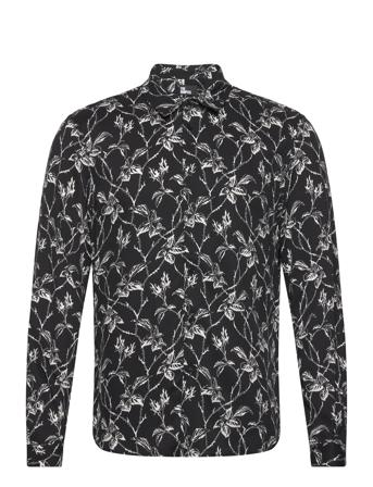 Chemise Skjorte Uformell Svart The Kooples*Betinget Tilbud