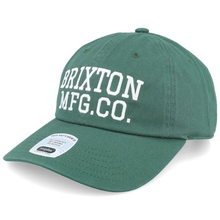 Brixton - Varsity Deep Forest Dad Cap Unconstructed Green Cap - @ Hatstore
