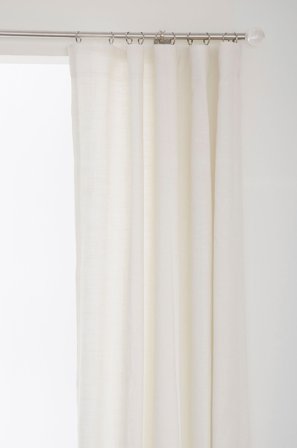 Hasta - Verho Lina 132x250 - Valkoinen - Poimutusnauhaverhot - 250 - - Homeroom