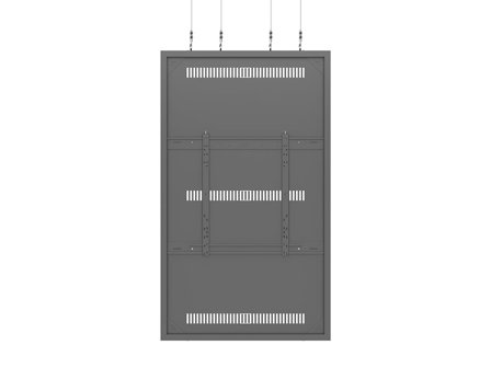 Multibrackets M Pro Series - innhegning - for digitalt skiltingspanel - kabel, medium - svart