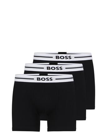 Boxerbr 3P Bold Boksershorts Svart BOSS*Betinget Tilbud