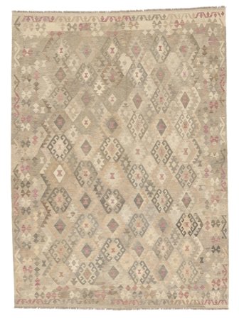 Kelim Afghan Old Style Matot 248X351 Oranssi/Ruskea Villa