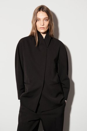 COS Shawl-Collar Wool-Blend Blazer in Brown - Women