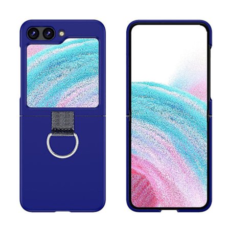 Pc Hard Case Kompatibel Samsung Galaxy Z Flip 5 Med Ring Holder