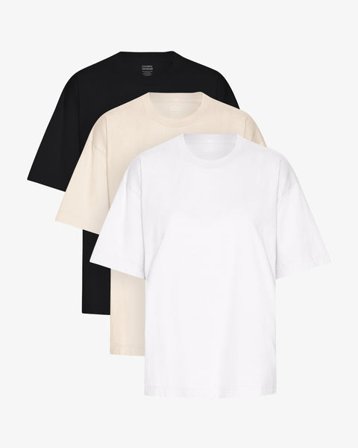 Oversized Organic Tee - Mixed 03 (3-Pack) - Female - XS