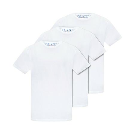 Off White Branded T-shirt 3-pack Hvid, Herre T-shirts