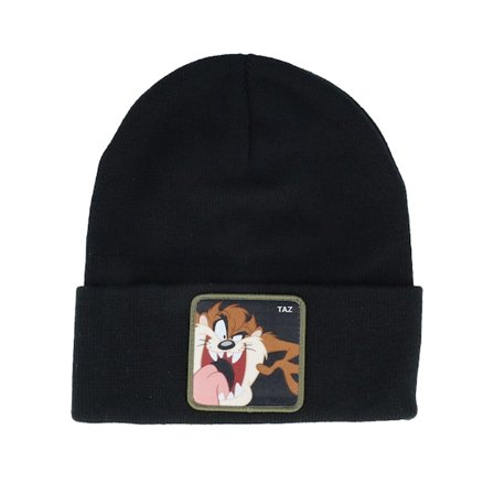 Capslab - Schwarz cuff Mütze - Looney Tunes Taz Beanie Black Cuff @ Hatstore