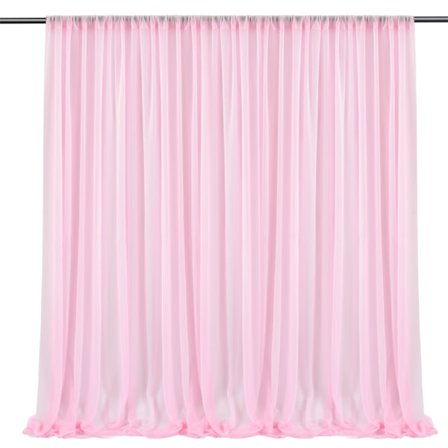 Baggrundsgardin 1,5x2,5m Garn Holdbar baggrundsdug til bryllupsfest