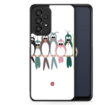 Bjornberry Skal Samsung Galaxy A33 5g -fåglar På En Lina