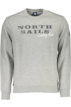 North Sails Felpa Senza Zip Uomo Grigio