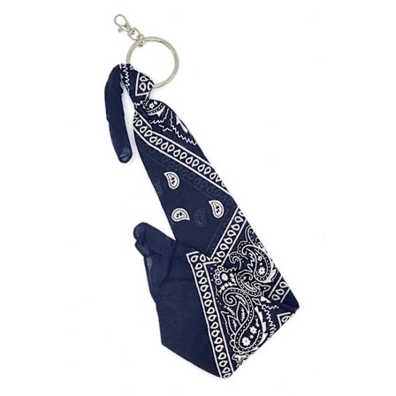 Buksekjede svart Bandana