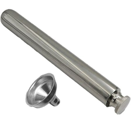 Mini höftkolv och tratt set i rostfritt stål, fickplunta,