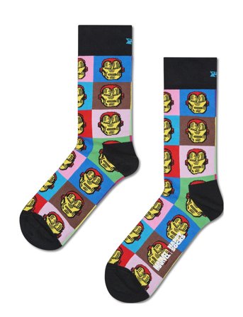 Happy Socks Marvel Iron Man Sock - Black - 36-40