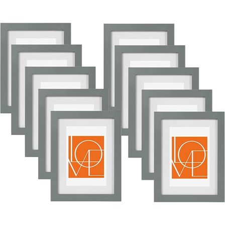 Rootz Premium tavelramar - Fotoramar - Displayramar - Fuktbeständiga - Mångsidigt hängande eller stående - E1 MDF - Olika storlekar från 10x15 cm till