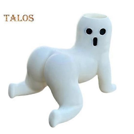 Planter Harts Resin Luftplanteholder Borddekoration Spøgelse Sur Mås Blomsterpotte Sjov Gave til Familie Venner Plante