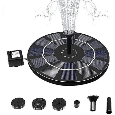 1,8W Solcelled Fontæne Energibesparende Havefontæner