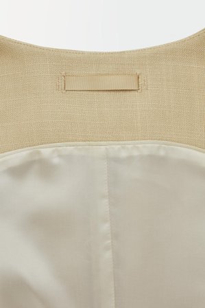 COS The Longline Waistcoat in Beżowy