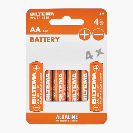 AA/LR6 Alkaliskt batteri 4-pack