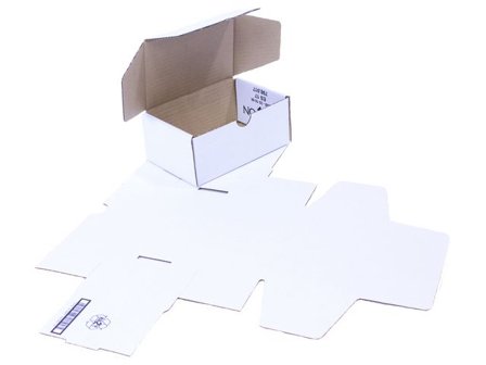 BOXON E-handelslåda 180x120x80mm vit ES17 - Lyreco - Emballage och lagerutrustning - Lådor och well - E-handelslådor