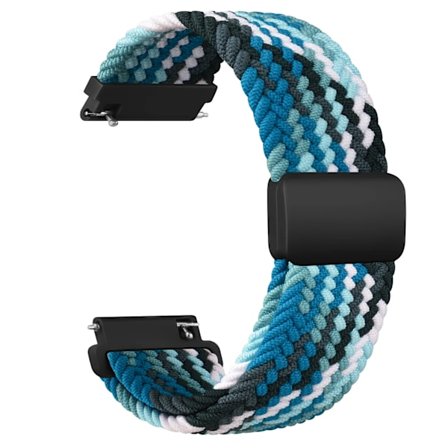20mm punottu Solo Loop Garmin Vivoactive 5/3/3 Music -rannekkeelle, ranneke Garmin VivoMove3/Trend/Sport Venu SQ/SQ2/2plus -rannekkeelle, 