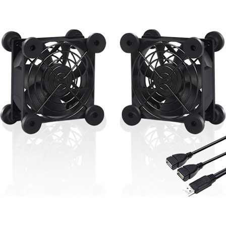 80mm tuuletin USB-virtalähteellä Hiljainen tietokoneen jäähdytystuuletin 5v Yhteensopiva PC/Xbox/Playstation/TV-boksille jne.