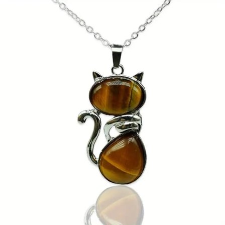 Necklace - Cat - Tigereye