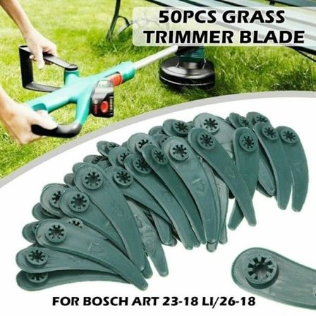 50 stk Gressklipper Plastblad Klippblad for Bosch lawn-Xin