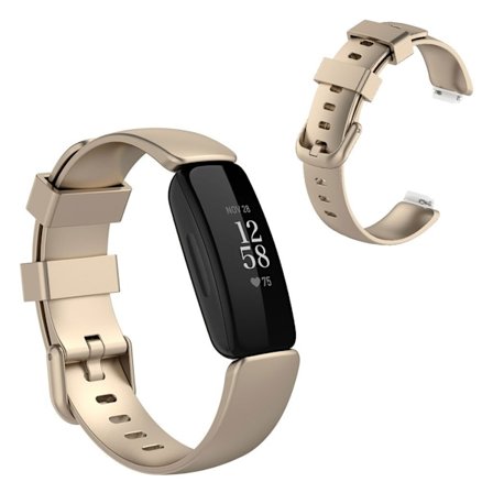 Fitbit Inspire 2 simple watch band - Champagne Gold / Size: L